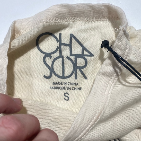 Chaser Cream Def Leopard World Tour 1988 100% Cotton Paint Spatter T-shirt NWT S - Picture 14 of 15